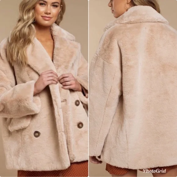 Free People Kate Faux Fur Coat - Picture 5 of 6